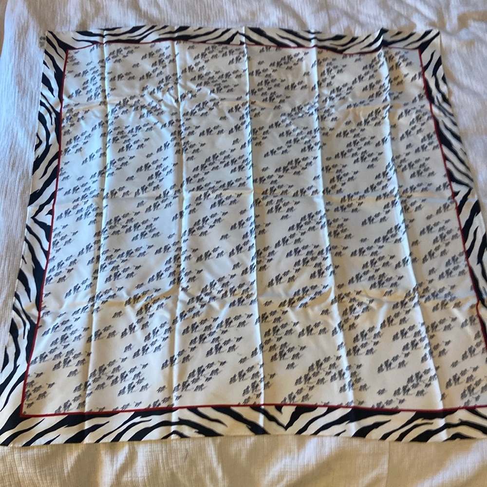 Wathne ZEBRAS silk scarf